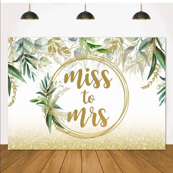 Miss to Mrs backdrop for Bridal Shower - Picture 1 of 8